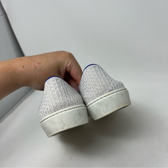 Rothy’s Original Slip on Sneaker in Salt Honeycomb Size 8 - Picture 8 of 11